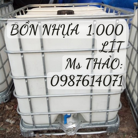 Bồn nhựa 1000L - Thùng Phuy Đông Tây - Công Ty TNHH TM DV Phát Triển Đông Tây